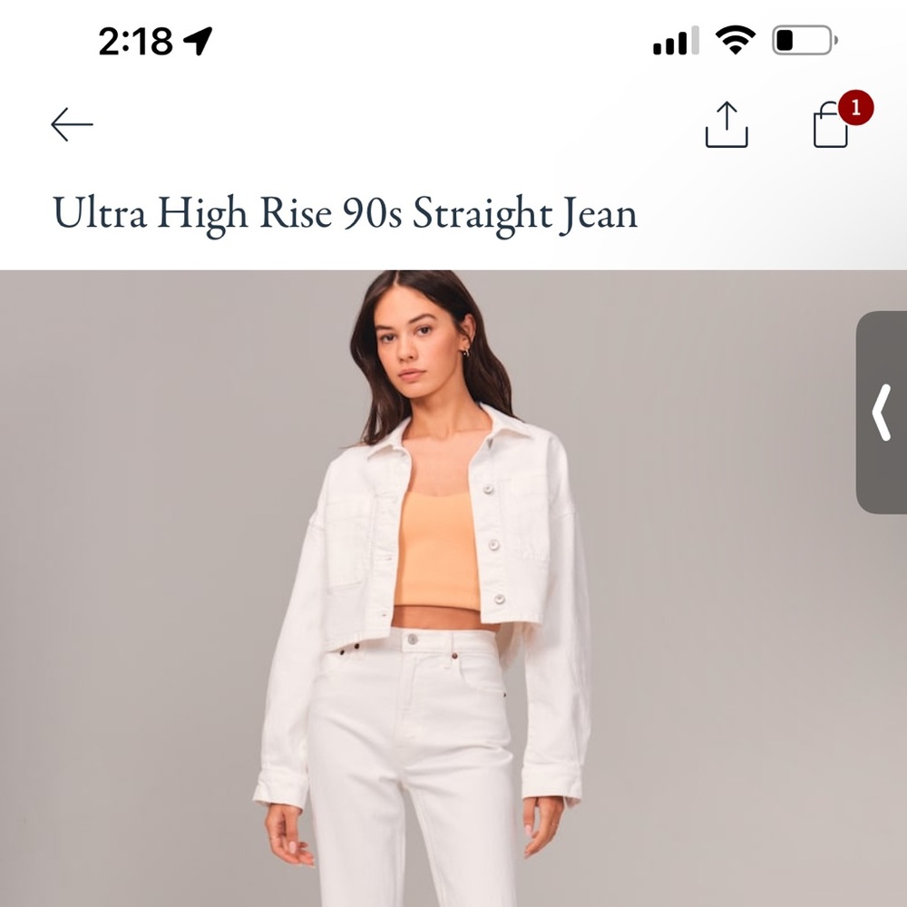 90s Straight Jean Ultra High Rise